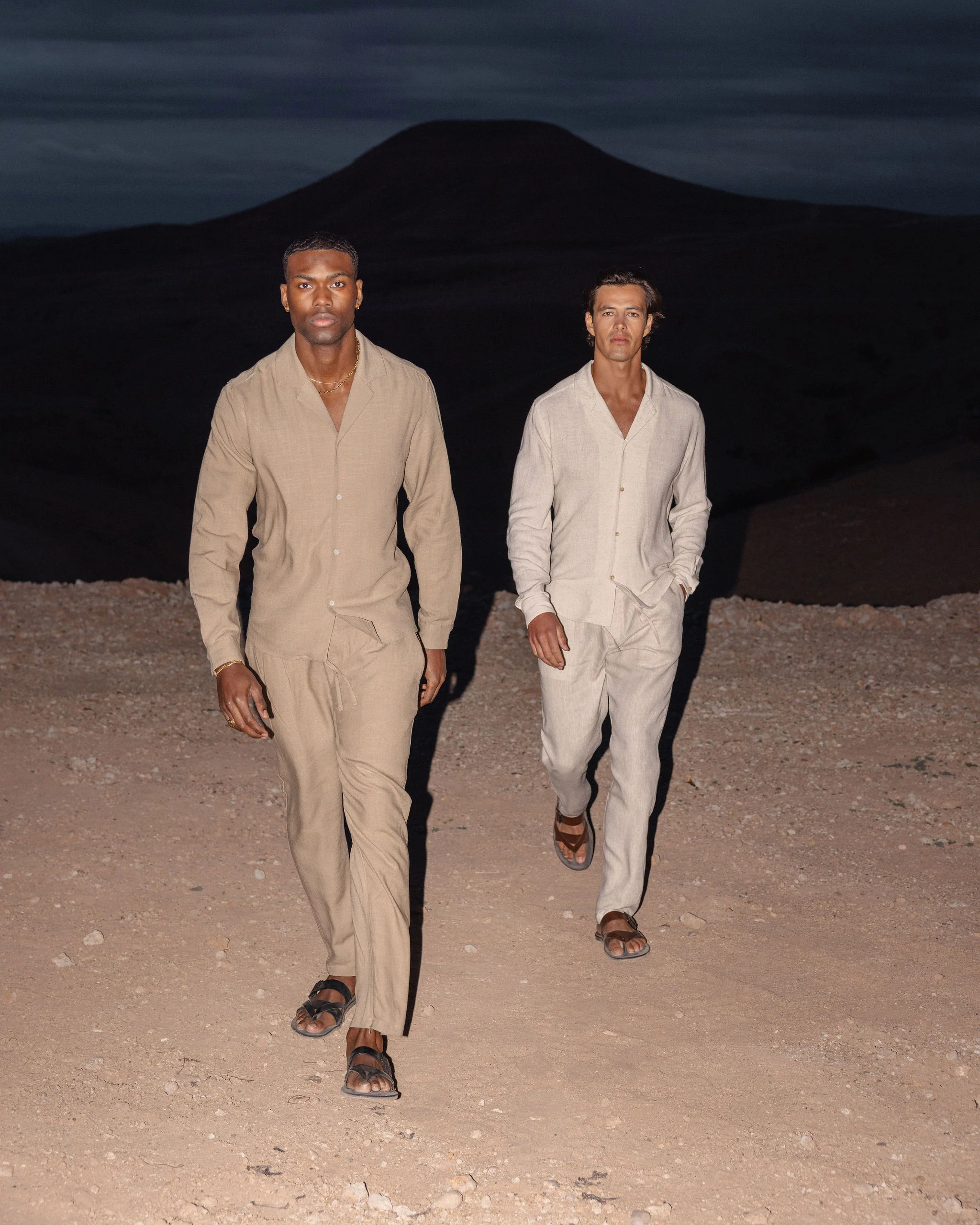Olive Linen Trouser - Image 3