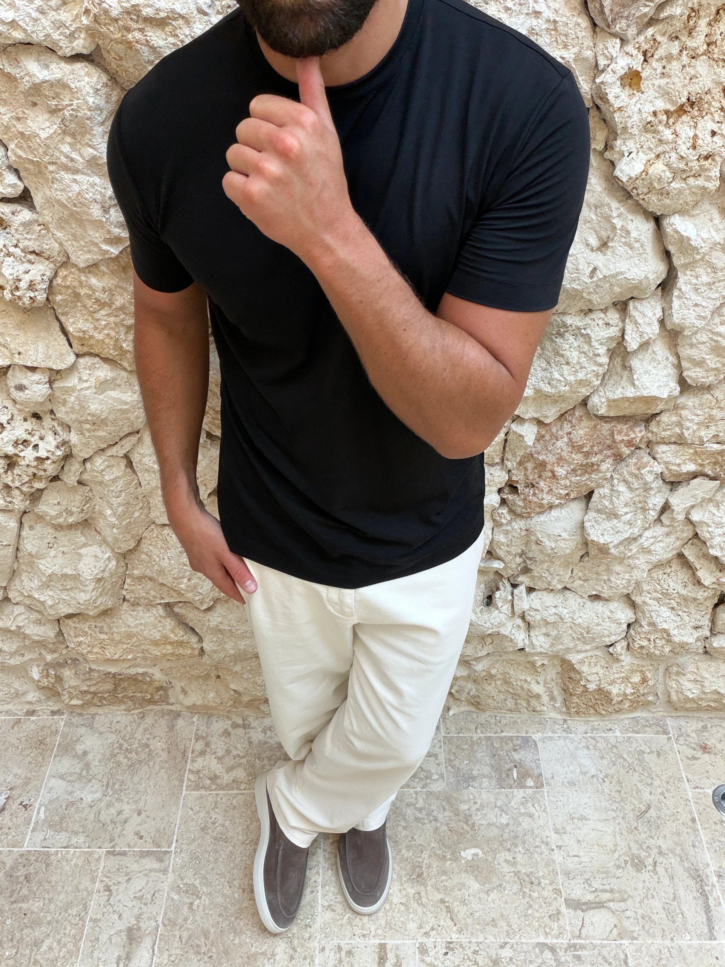 SUPIMA LUXE T-SHIRT BLACK